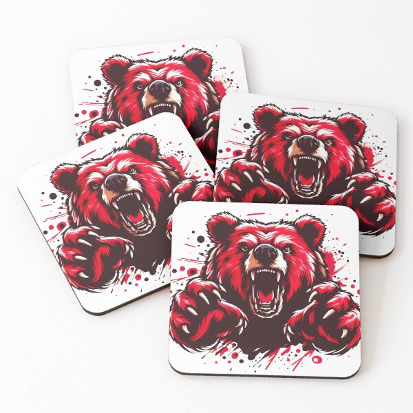 Aperçu de l'œuvre Ours rouge créée et vendue par VikingBearr.