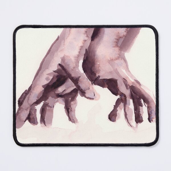 Item preview, Human Hands Spider Shadow Puppet Watercolor Painting designed and sold by Valerie Englehart.