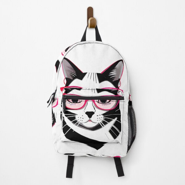Item preview, Artist Linda Lee; Cat With Pink Glasses-Buddy designed and sold by TheAbayArt.