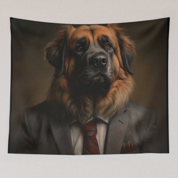 Item preview, Leonberger Dog in Suit designed and sold by Merchgard.