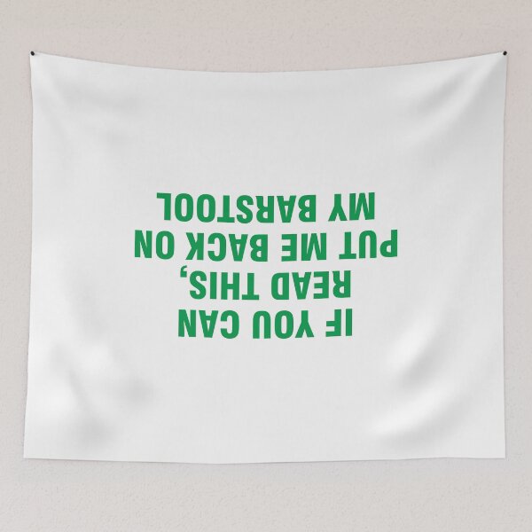 Item preview, If you can read this, put me back on my barstool designed and sold by allthetees.