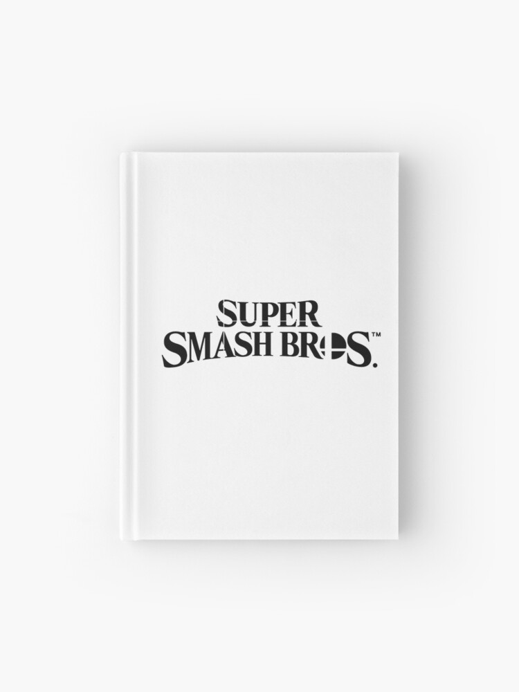 super smash bros ultimate nintendo switch logo no subtitle hardcover journal by ravio redbubble redbubble