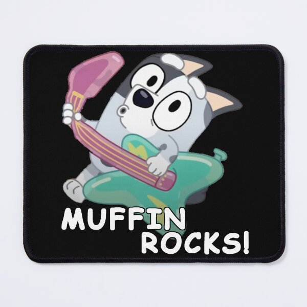 Item preview, MUFFIN ROCKS the inflatable Guitar blue dog heeler designed and sold by TankandDPS.