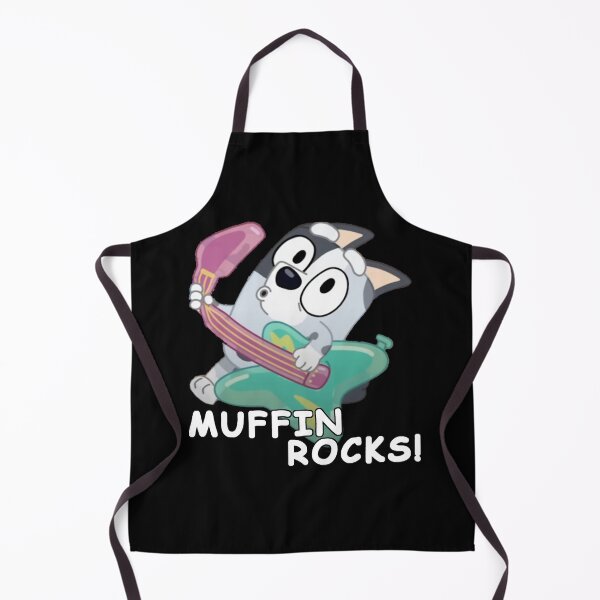 Item preview, MUFFIN ROCKS the inflatable Guitar blue dog heeler designed and sold by TankandDPS.