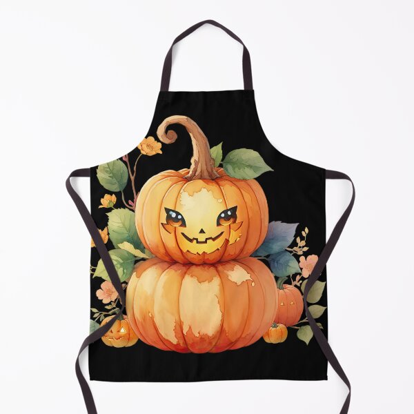 Item preview, Pumpkin with Face and Leaves designed and sold by pixclipart.