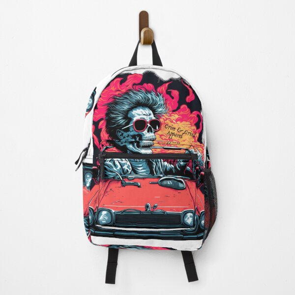 Item preview, Highway To Hell Skeleton Driving Car designed and sold by GrimAndGrind.