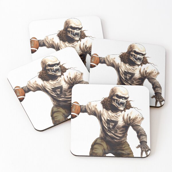 Item preview, Skullface is seeking revenge after team mate Godzilla Fantasy Dinosaur got hit by a football in Jurassic Field. designed and sold by ignasirus.