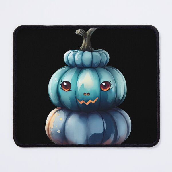 Item preview, Blue Halloween Kawaii Pumpkin designed and sold by pixclipart.