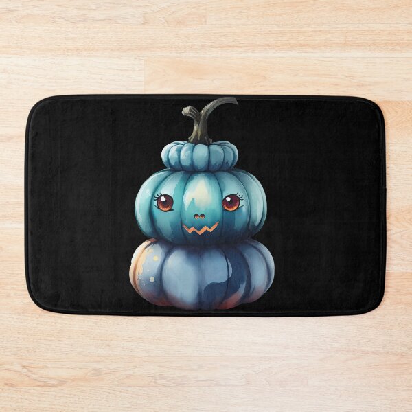 Item preview, Blue Halloween Kawaii Pumpkin designed and sold by pixclipart.
