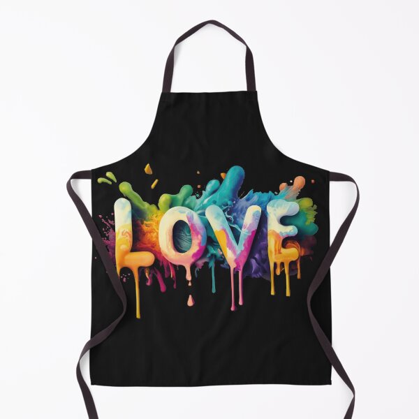 Item preview, Spilled paint in the inscription love designed and sold by LuckyFamily.
