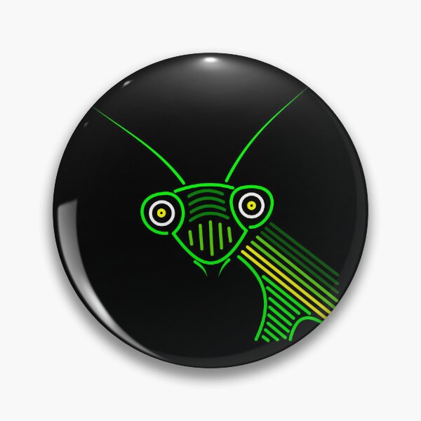 Item preview, Praying Mantis / Neon Style / Portrait designed and sold by PEK1787.