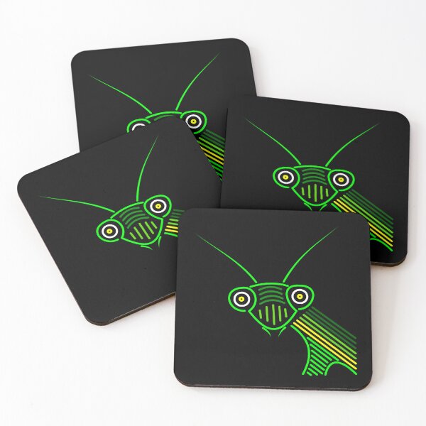 Item preview, Praying Mantis / Neon Style / Portrait designed and sold by PEK1787.