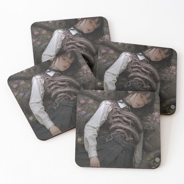 Item preview, Eaten by Centipedes Anime Horror Girl designed and sold by Lucidorium.