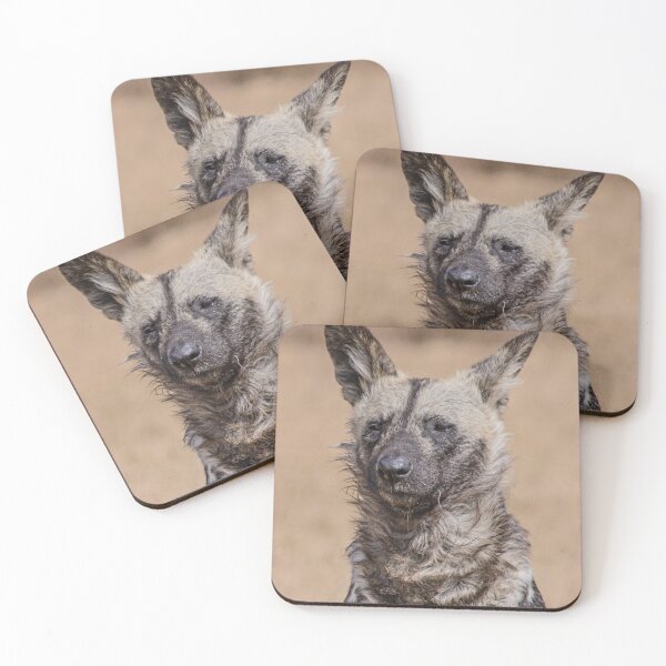 Item preview, Wild Dog Portrtait designed and sold by Silke Kapfer.
