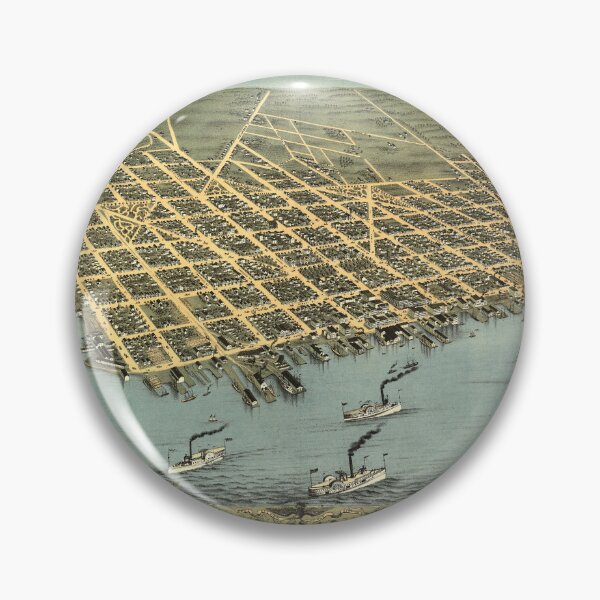 Item preview, Sandusky, Ohio (1870) designed and sold by allhistory.