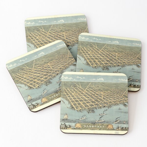 Item preview, Sandusky, Ohio (1870) designed and sold by allhistory.