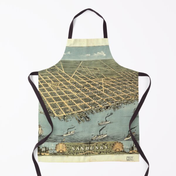 Item preview, Sandusky, Ohio (1870) designed and sold by allhistory.