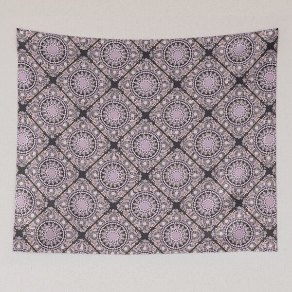 Item preview, Intangible Apricity Dot Mandala Tile Pattern designed and sold by Triplicate Limited.