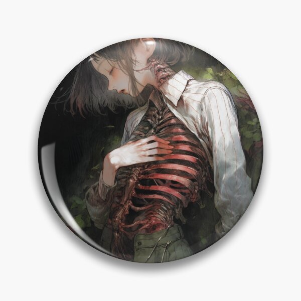 Item preview, Empty Ribs Anime Horror Girl designed and sold by Lucidorium.