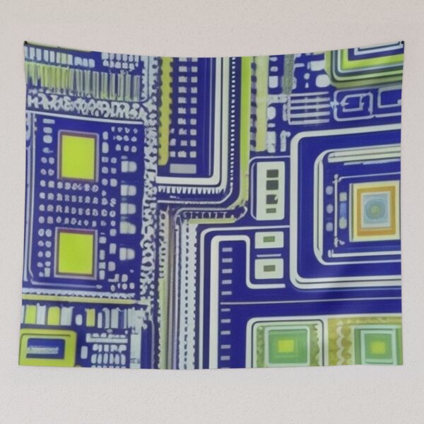 Item preview, Circuit board art designed and sold by Roxburylane.