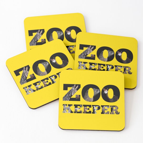 Item preview, Z is for Zookeeper,Funny Zookeeper Design – Wildlife Care Illustration designed and sold by PrettylittlepastelUk.