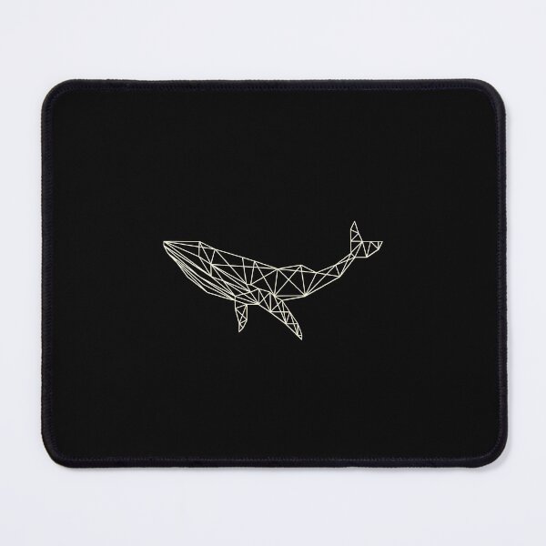 Item preview, Minimalist gold and dark geometric wildlife orca designed and sold by tharaka-merch.
