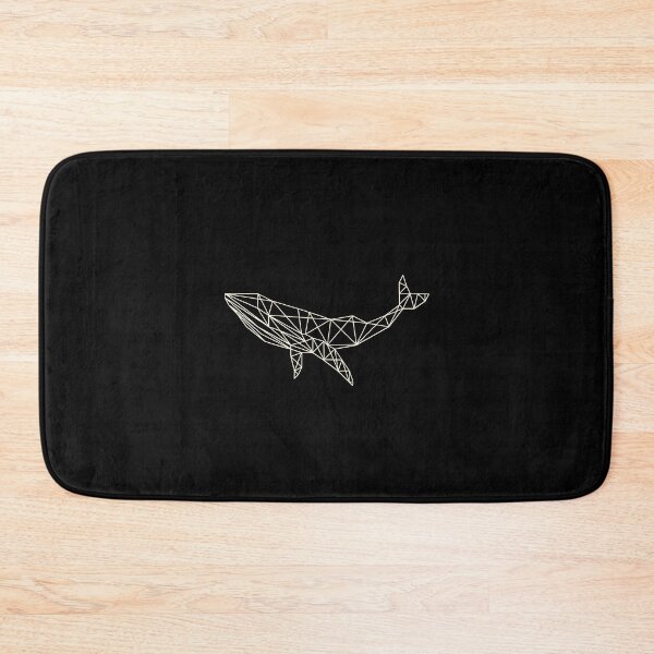 Item preview, Minimalist gold and dark geometric wildlife orca designed and sold by tharaka-merch.