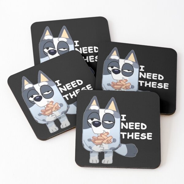 Item preview, MUFFIN I need these blue dog heeler food chips fries designed and sold by TankandDPS.