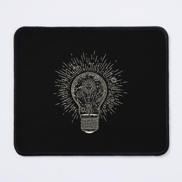Item preview, Minimalist gold geometric space bulb designed and sold by tharaka-merch.