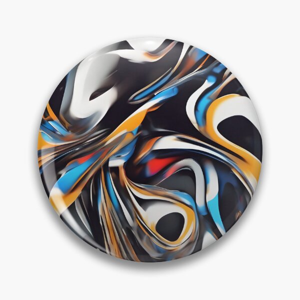 Item preview, A beautiful abstract print in the style of unreal engine designed and sold by spoo-art.