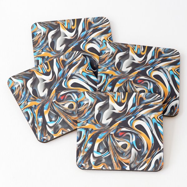 Item preview, A beautiful abstract print in the style of unreal engine designed and sold by spoo-art.