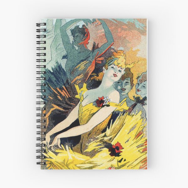Item preview, vintage French art nouveau ballet vertical banner  designed and sold by aapshop.