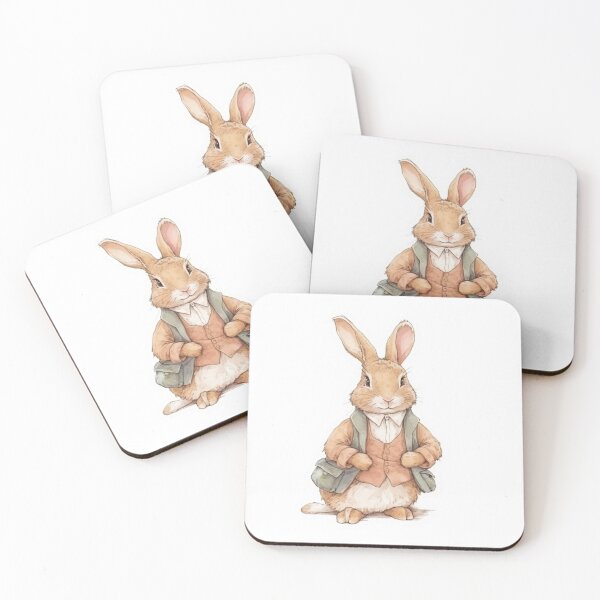 Item preview, Cute rabbit sticker for kids designed and sold by mliotard.