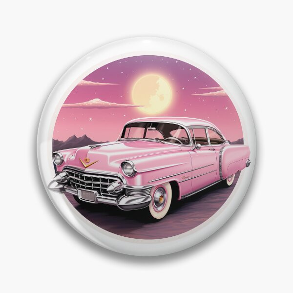Item preview, Pink Cadillac, Vintage Car, Classic Cars designed and sold by whiteraven-shop.