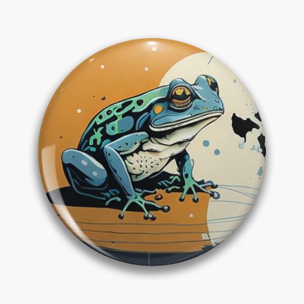 Item preview, Frog on the moon designed and sold by wiryalo.