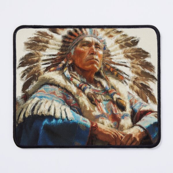 Item preview, Native American Blue Chief  designed and sold by AUTHENTIC AMERICANA ARTS.