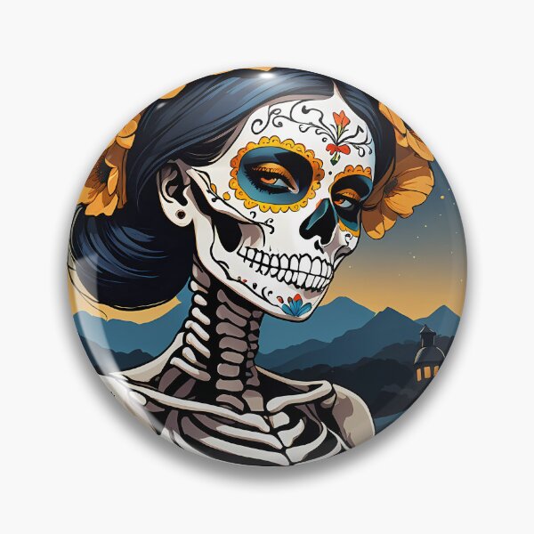 Item preview, Adorned for Día de los Muertos designed and sold by designsbyflo.