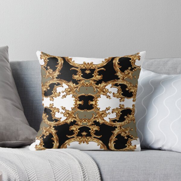Item preview, Golden ornamental baroque symmetrical designed and sold by yigitactionart.
