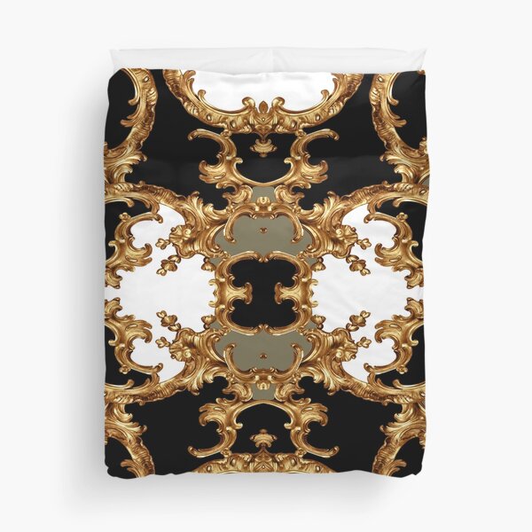 Aperçu de l'œuvre Ornement baroque doré symétrique créée et vendue par yigitactionart.