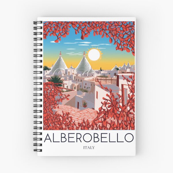Item preview, A Pop Art Travel Print of Alberobello - Italy  designed and sold by StudioRedKoala.
