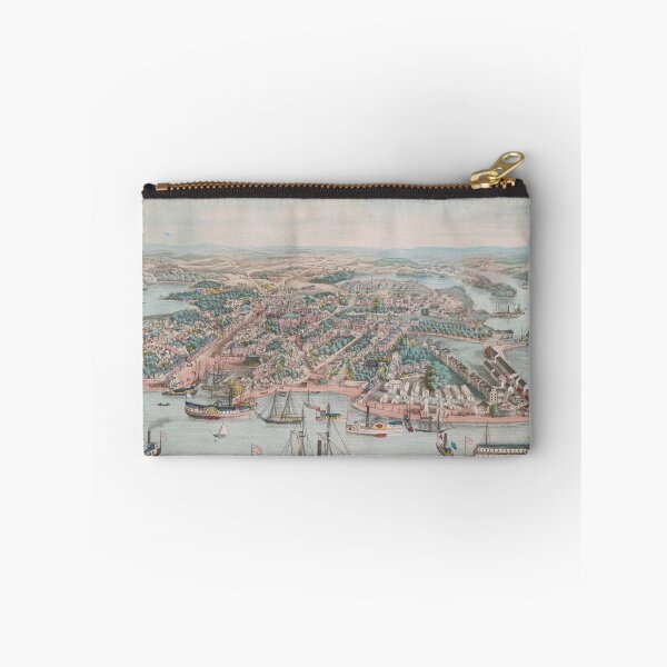 Item preview, Vintage Pictorial Map of Annapolis MD (1864) designed and sold by BravuraMedia.