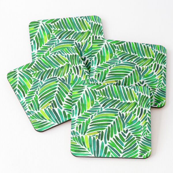 Item preview, Tropical Palm Leaf Pattern designed and sold by KatrinMcgooganArt.