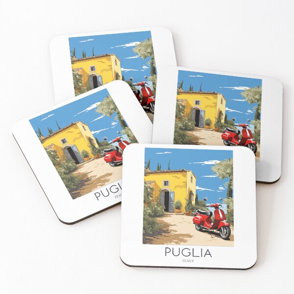 Item preview, A Pop Art Travel Print of Puglia - Italy  designed and sold by StudioRedKoala.