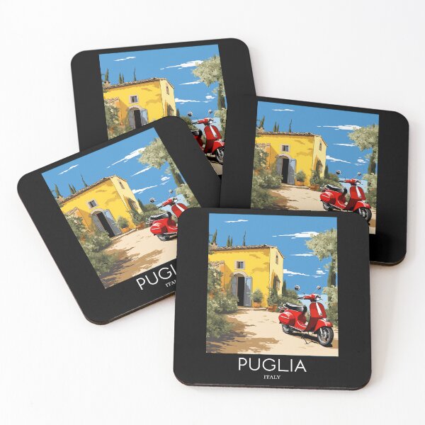 Item preview, A Pop Art Travel Print of Puglia - Italy  designed and sold by StudioRedKoala.