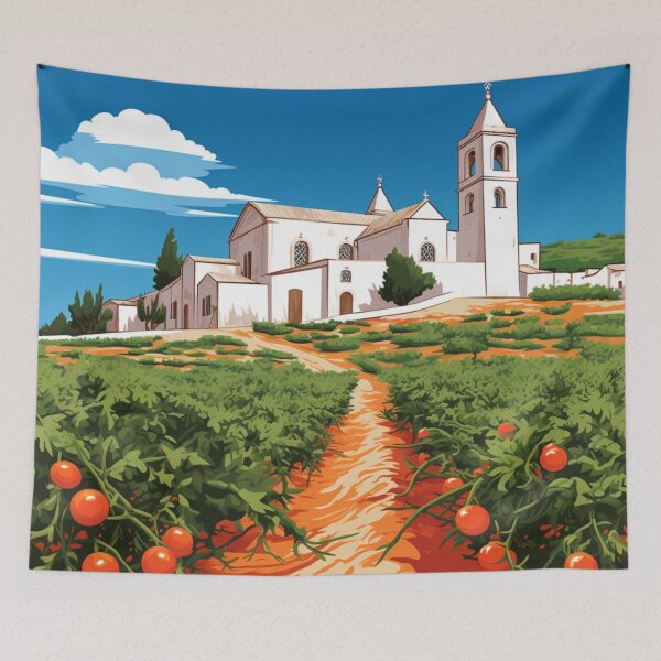 Item preview, A Pop Art Travel Print of Puglia - Italy  designed and sold by StudioRedKoala.