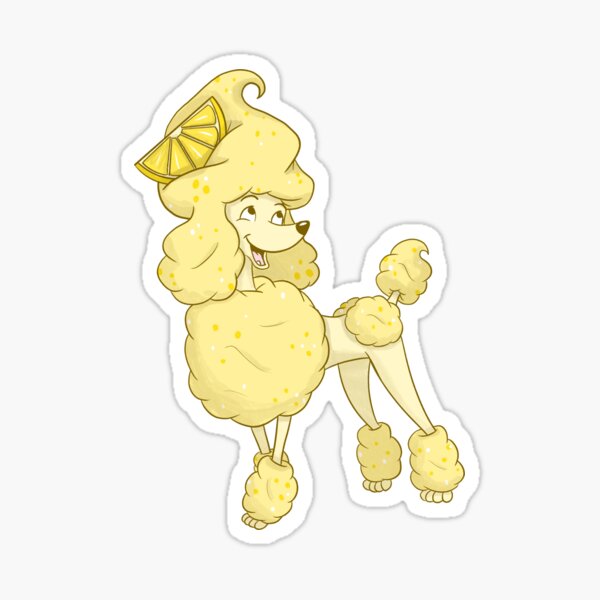 Item preview, Ice Cream Poodle Lemon designed and sold by VASIllustrates.