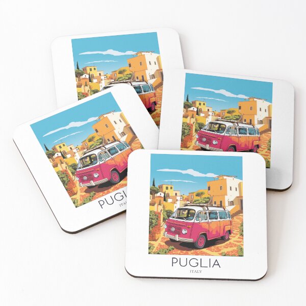 Item preview, A Pop Art Travel Print of Puglia - Italy  designed and sold by StudioRedKoala.