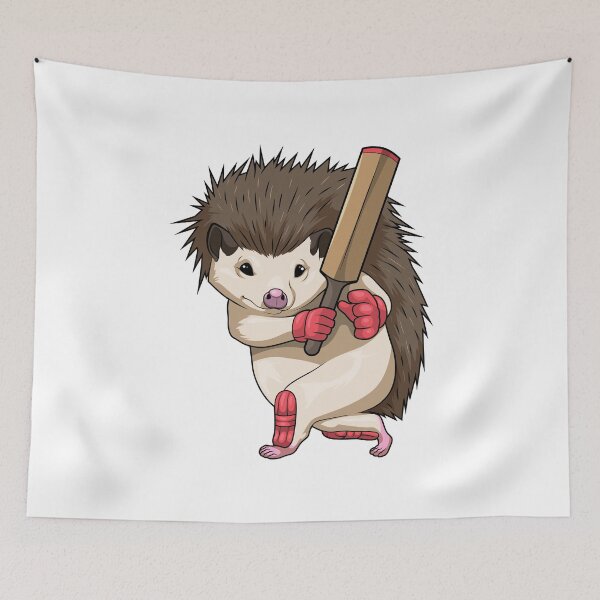 Item preview, Hedgehog Cricket Cricket bat designed and sold by Snabdesign84.