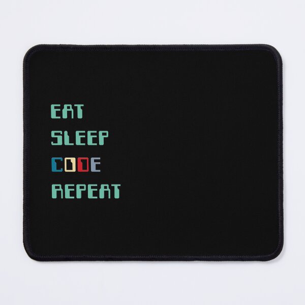 Item preview, Eat sleep code repeat designed and sold by aloresarts.