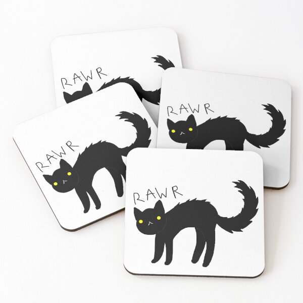 Item preview, Halloween Black Spooked Cat  designed and sold by ClearAndHappy.